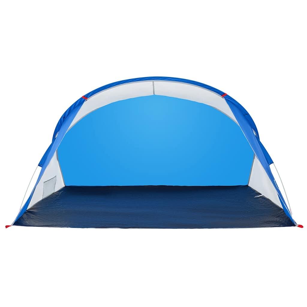 Tienda de playa pop-up VidaXL para 2 personas, impermeable, azul 5/7