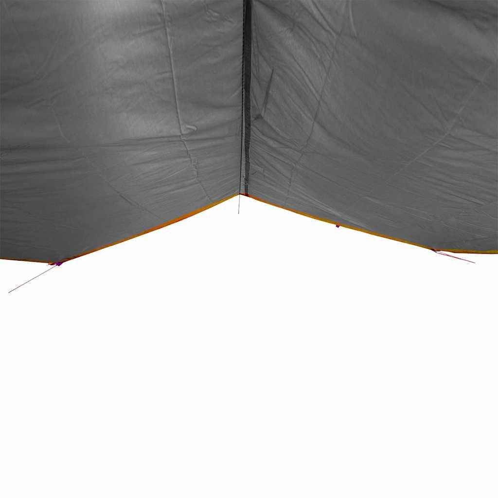 VidaXL Kampeerluifel waterdicht 300x294 cm grijs en oranje 5/7