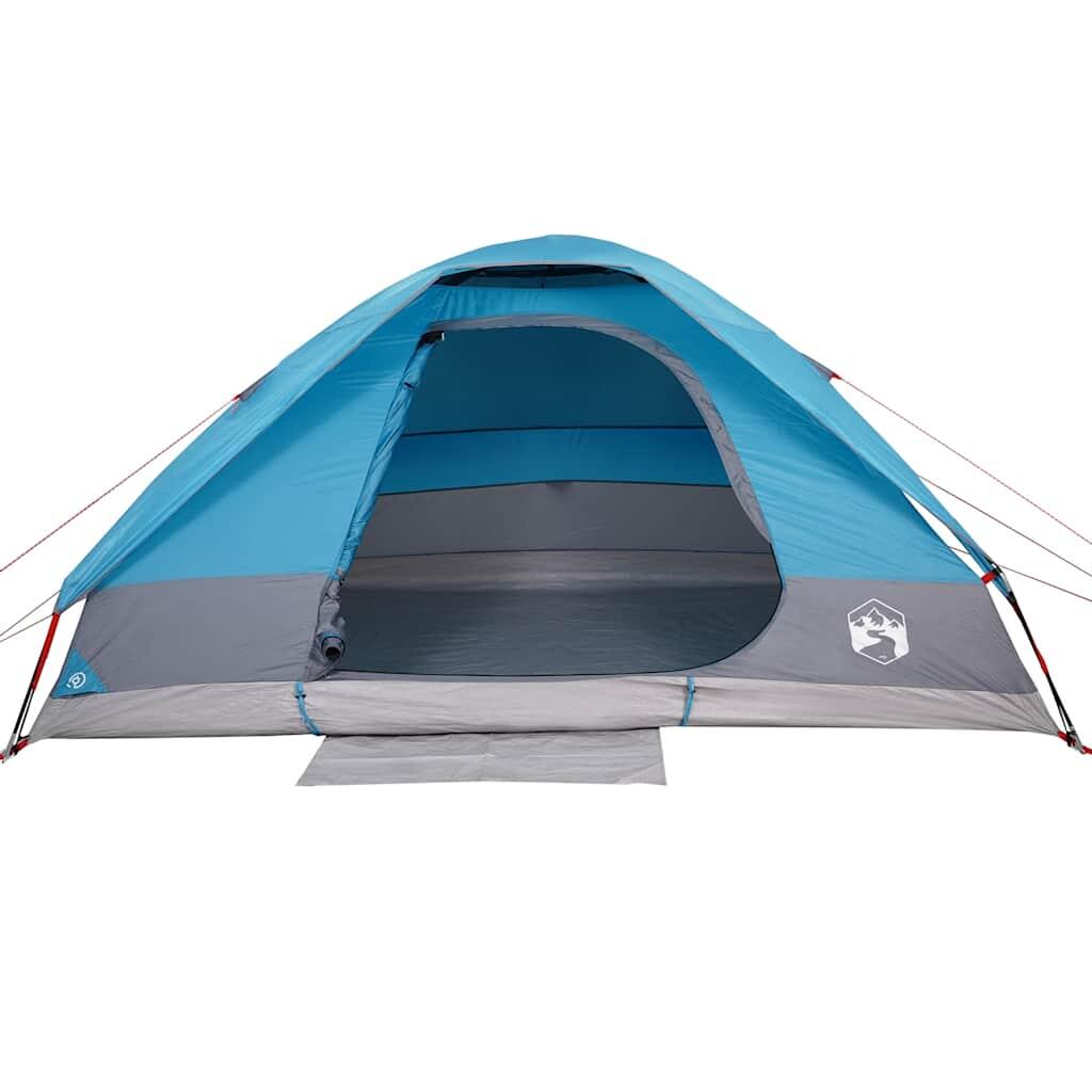 Tente dôme VidaXL 6 personnes imperméable bleue 6/7