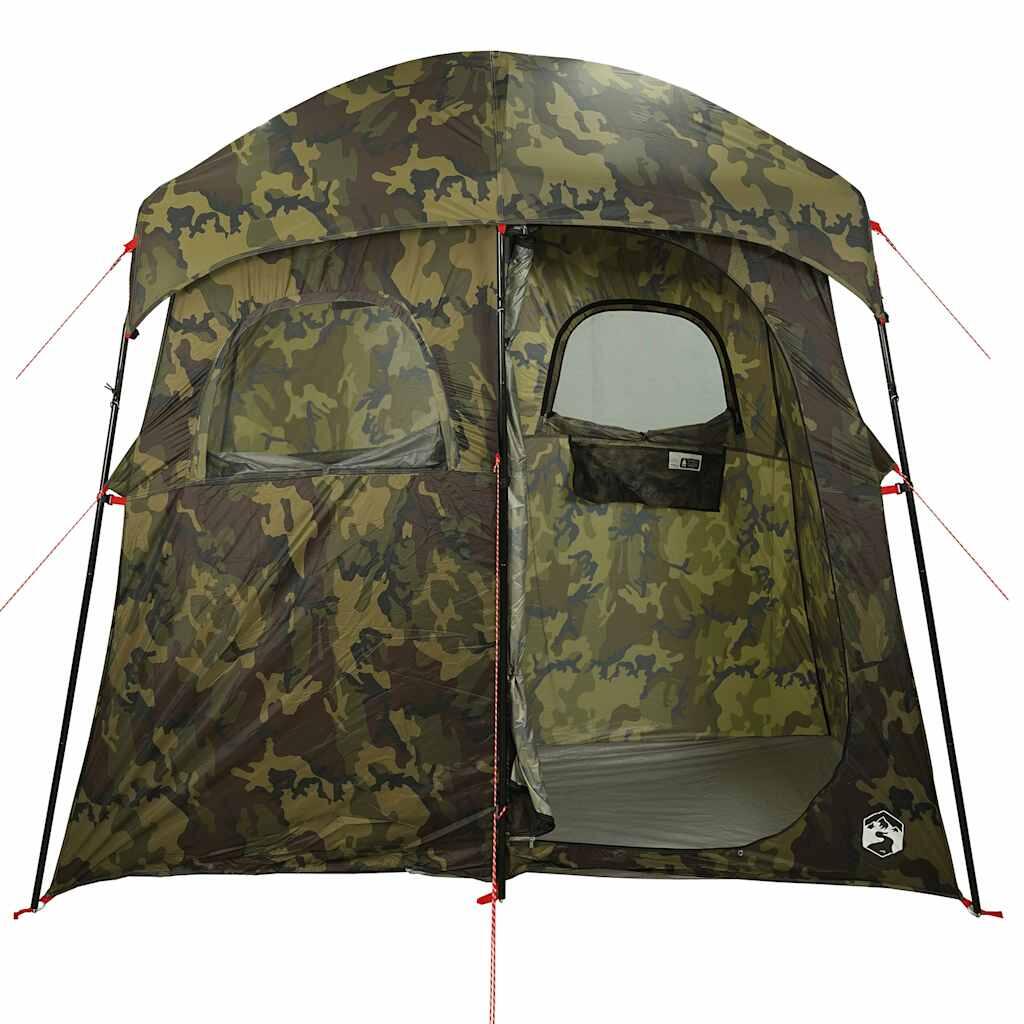 VidaXL tenda doccia 2 persone impermeabile mimetico 6/7