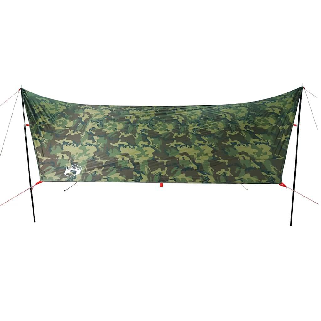 VidaXL Telo da campeggio impermeabile 462x306x211 cm camouflage 5/7