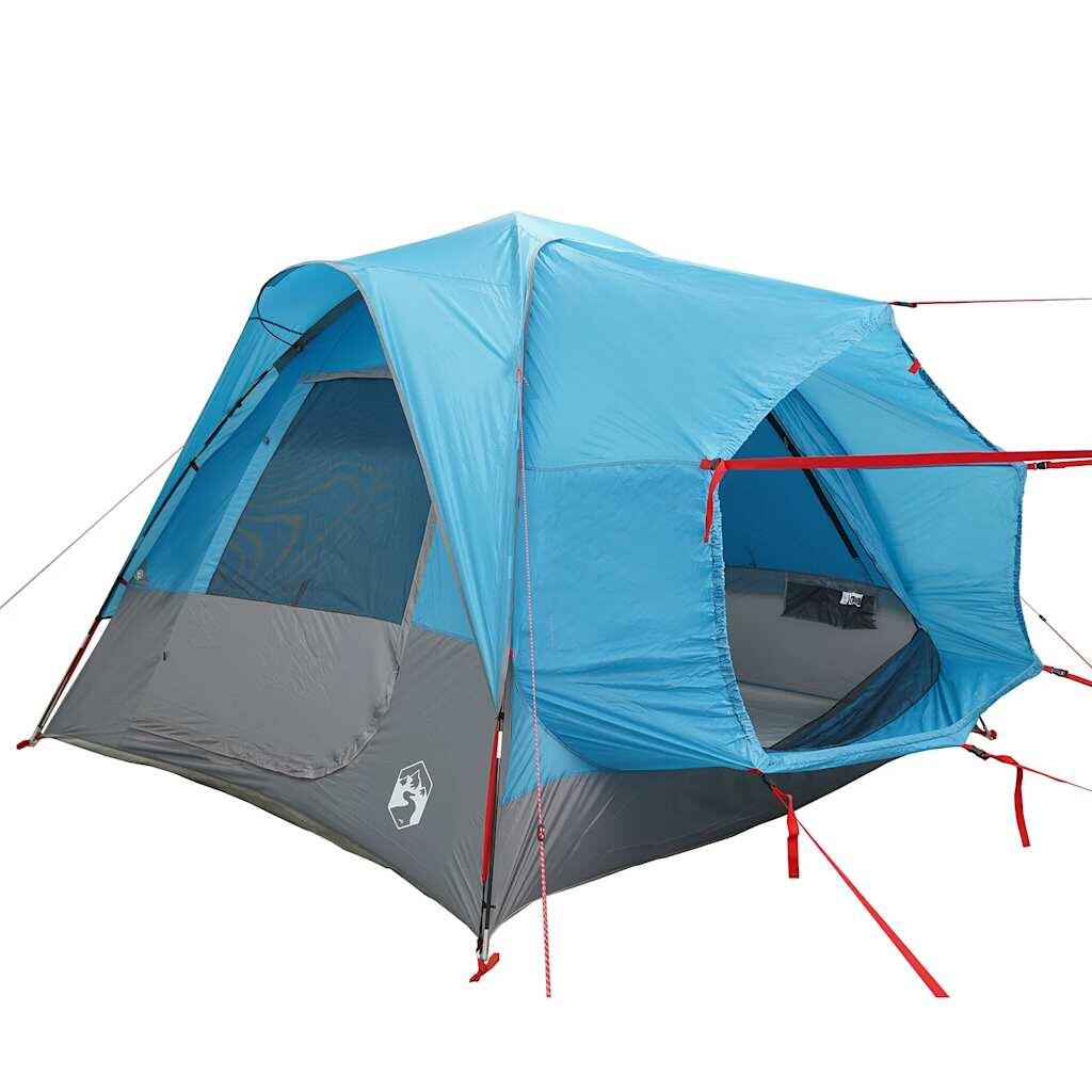 Tente auto VidaXL 4 personnes étanche bleu 5/7