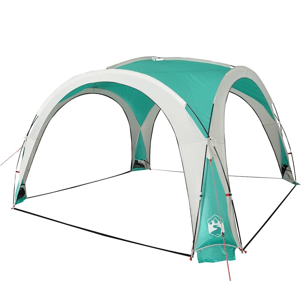 Wasserdichte Partytent in Grün für Feiern 5/7