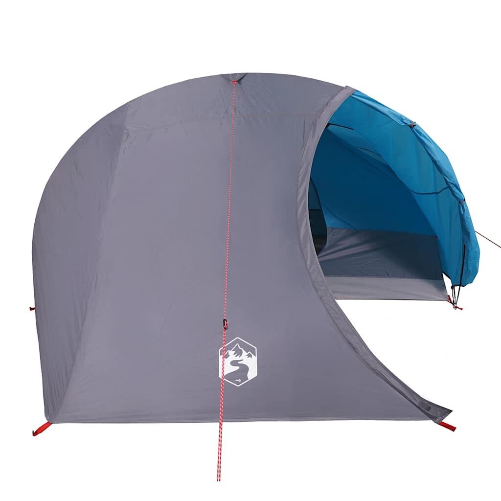 Vidaxl Tienda Domo 4 Personas Impermeable Azul 6/7