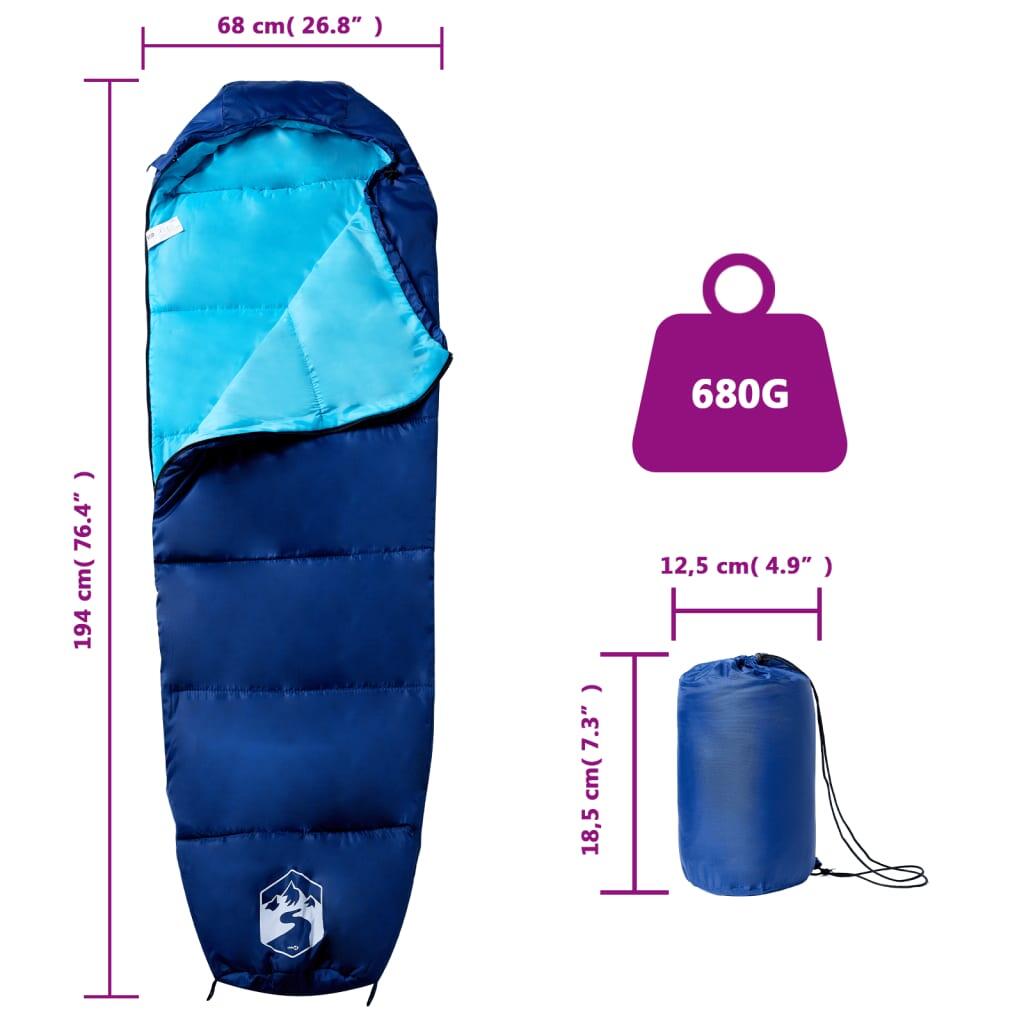 Saco de dormir tipo momia de camping para adultos 3 estaciones 5/6