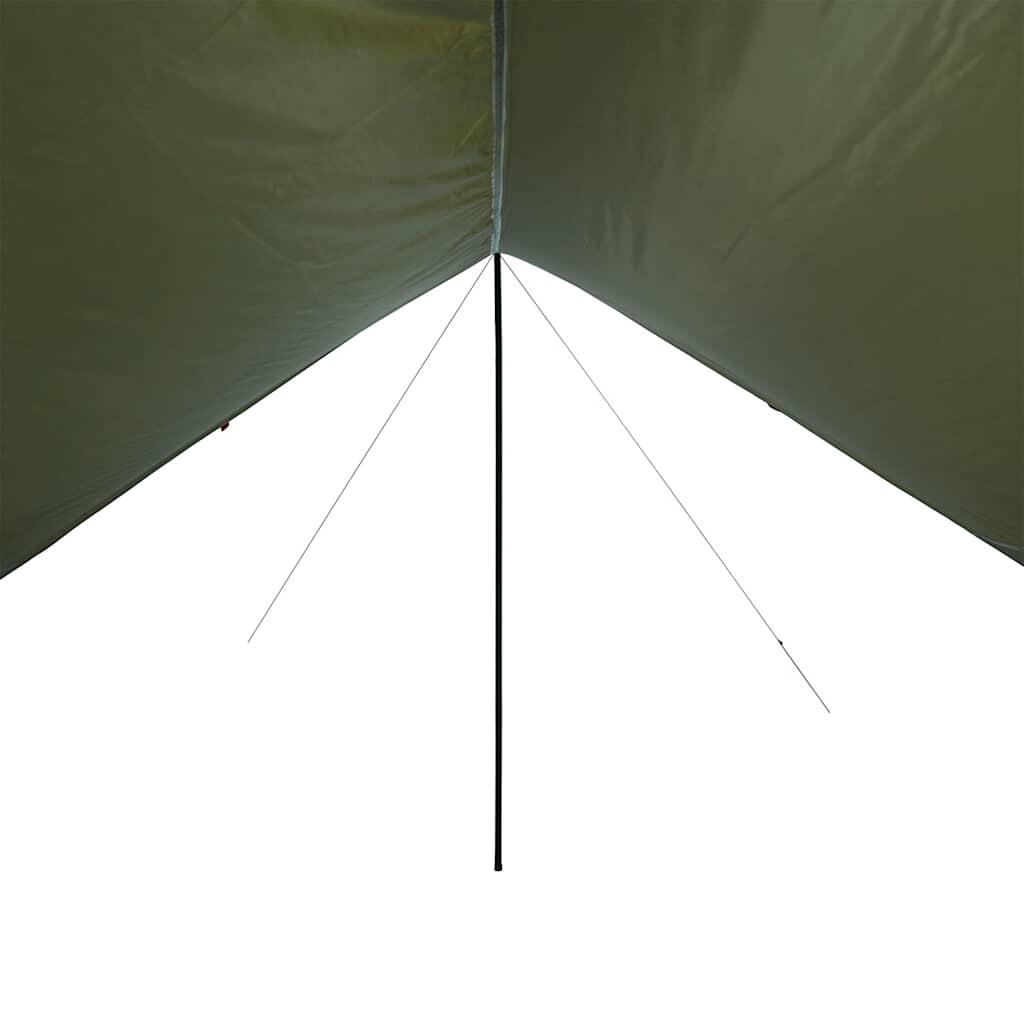 VidaXL tendalino da campeggio impermeabile 462x306x211 cm verde oliva 6/7