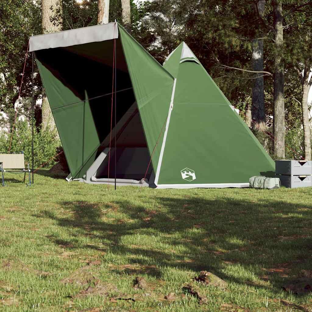 Vidaxl Tipi Imperméable 6 Personnes en Vert 4/7