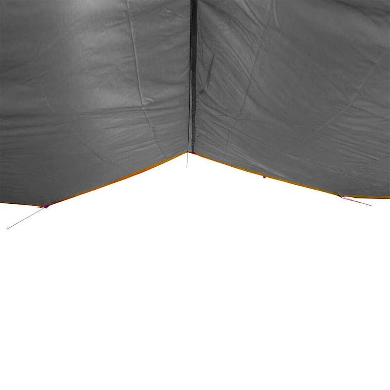 VidaXL Canopée de Camping Étanche 400x294 cm en Gris et Orange