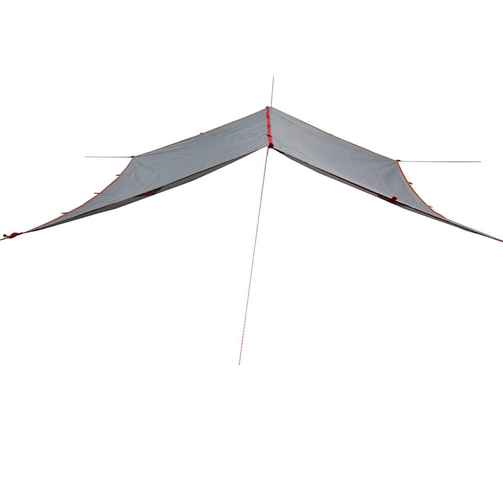 VidaXL Wasserdichtes Camping-Vordach 400 x 294 cm grau und orange 5/7