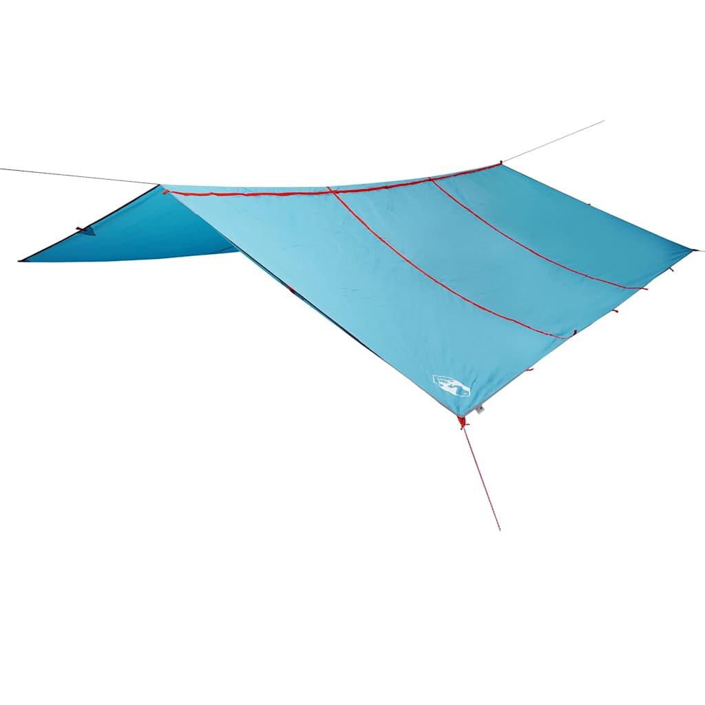 VidaXL Auvent de camping imperméable 420 x 440 cm bleu 2/7
