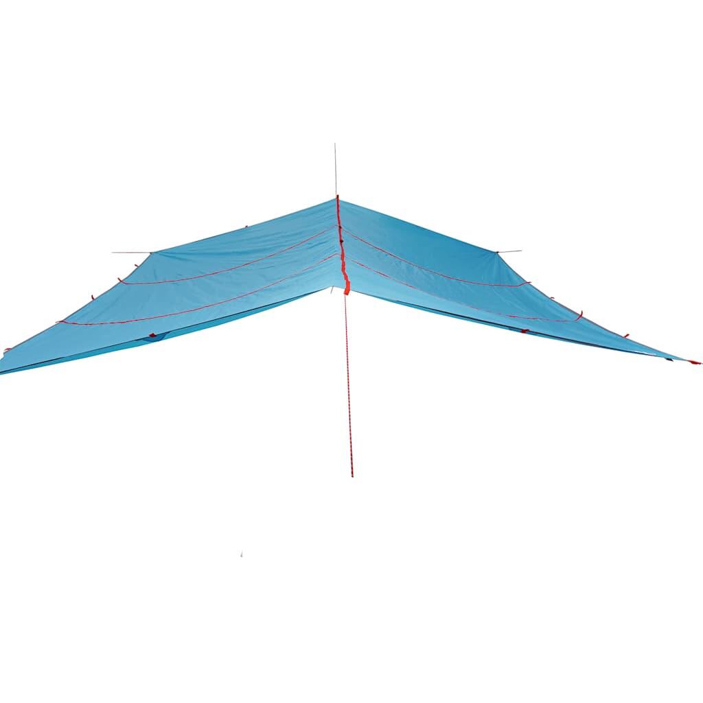 VidaXL Auvent de camping imperméable 420 x 440 cm bleu 3/7