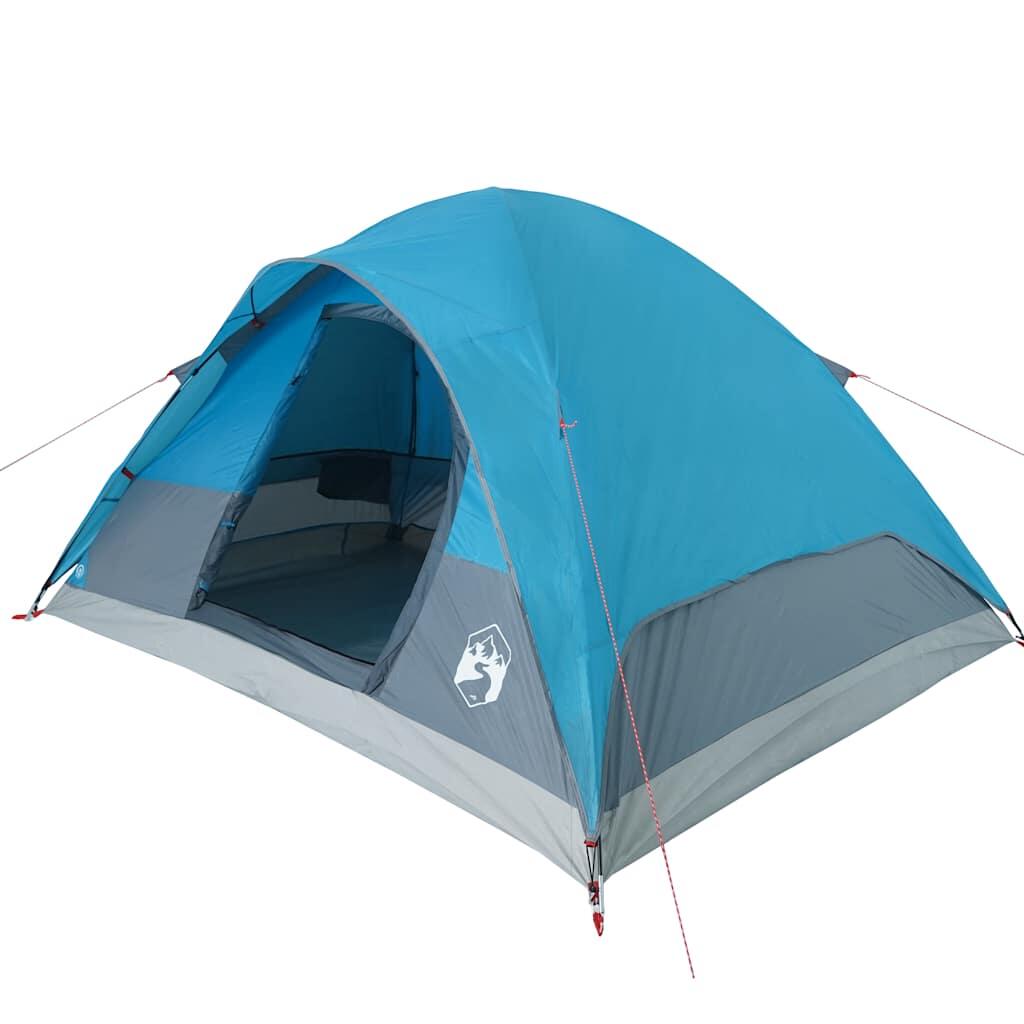 VidaXL Kuppelzelt 6 Personen wasserdicht blau 5/7