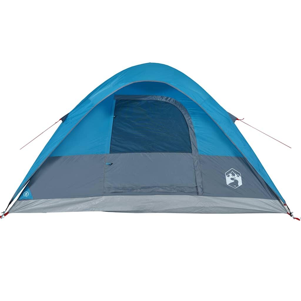 VidaXL Kuppelzelt 6 Personen wasserdicht blau 6/7