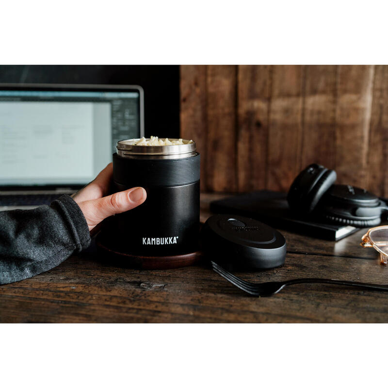 Termos obiadowy turystyczny Kambukka Bora 600 ml - Matte Black