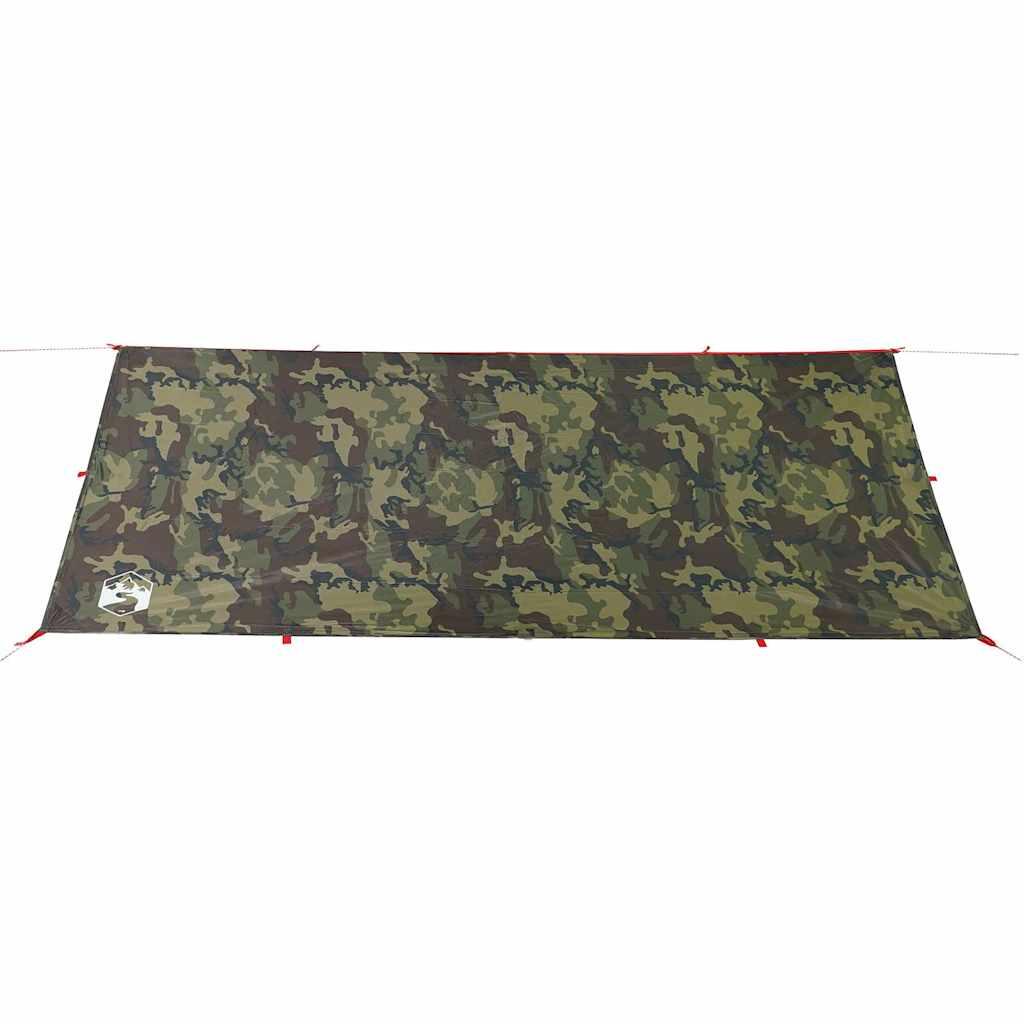 VidaXL tenda da campeggio tendalino impermeabile 506x306 cm camouflage 5/7