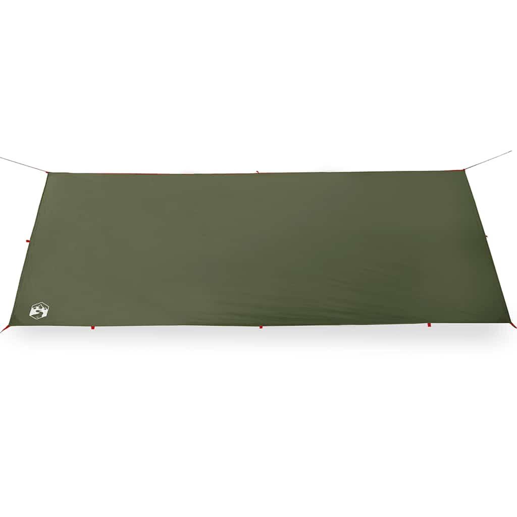 Tendalino campeggio impermeabile VidaXL 506x306 cm olivastro. 5/7