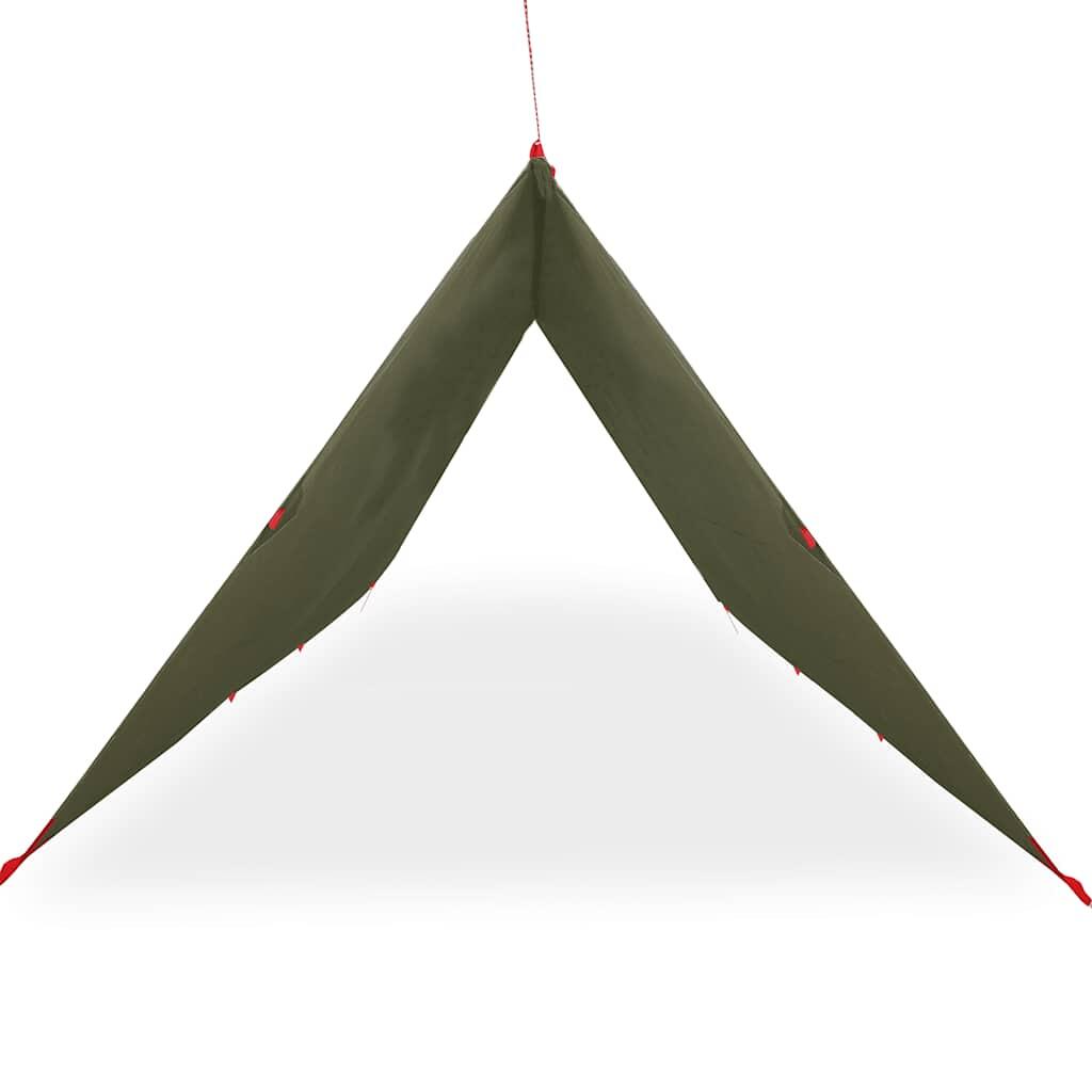 Tendalino campeggio impermeabile VidaXL 506x306 cm olivastro. 4/7