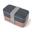 Boite repas 2x500ml - 1L|Adulte |Bureau, pique-nique|Made in France|Original