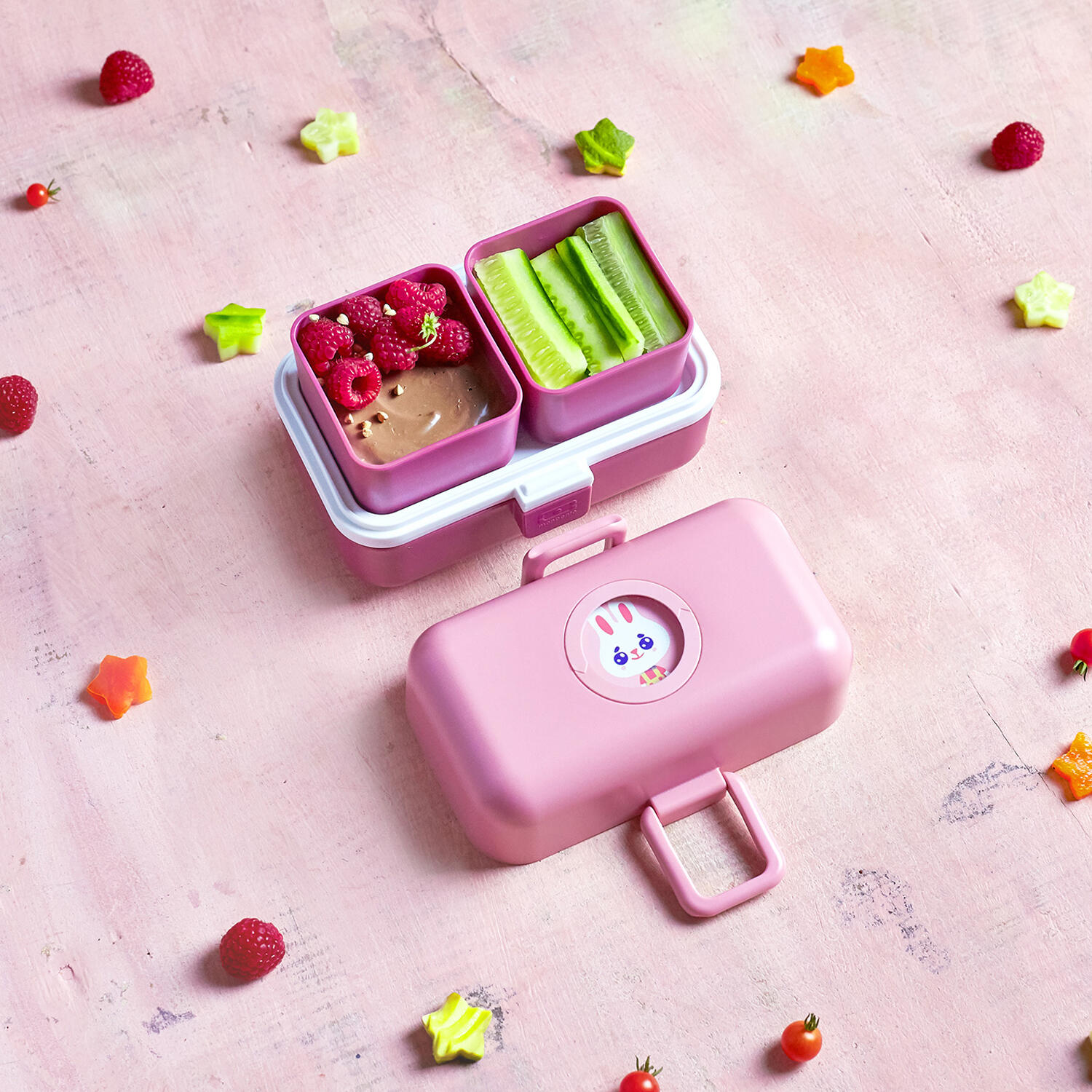 Boite repas/goûter à compartiments 800ml|Enfants|Ecole, pique-nique|Tresor 6/6