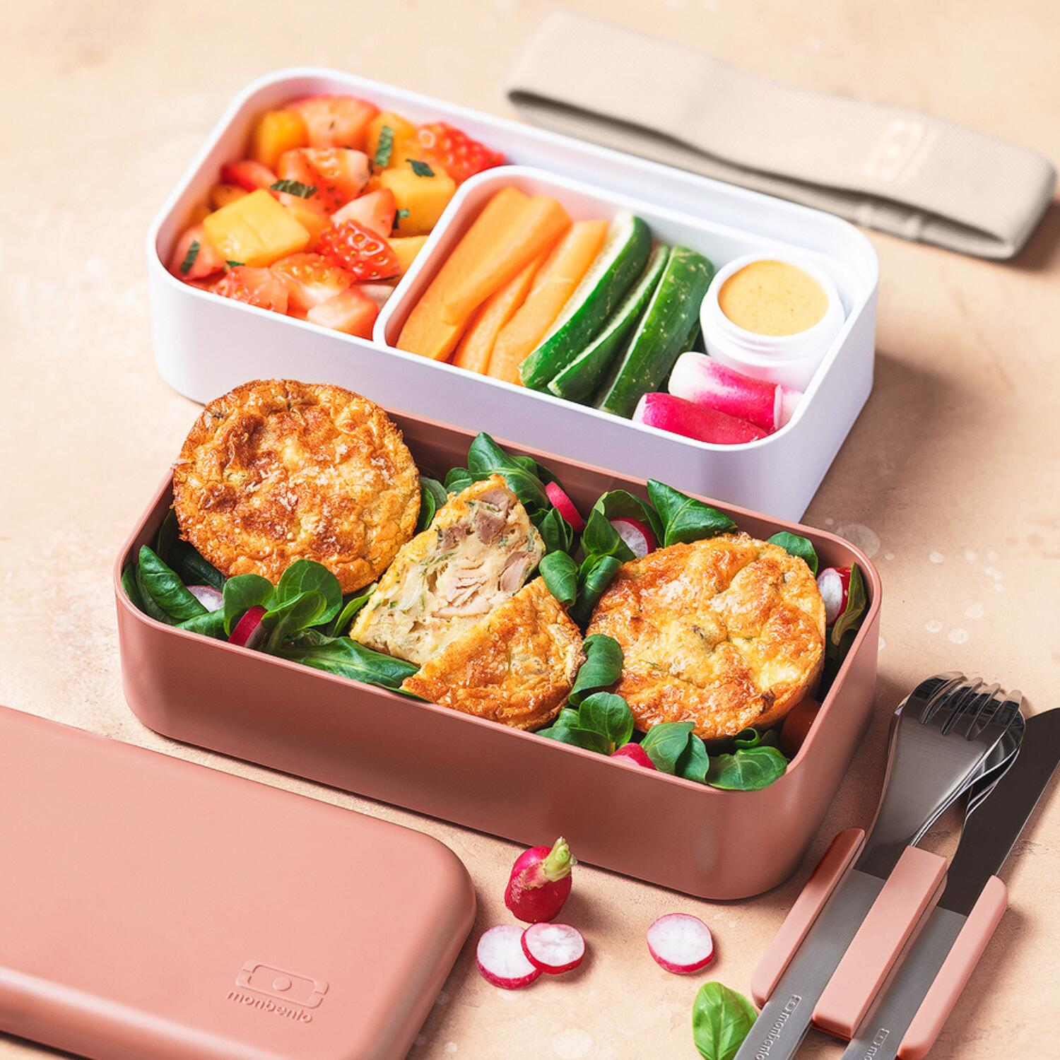 Boite repas 2x500ml - 1L|Adulte |Bureau, pique-nique|Made in France|Original 5/5