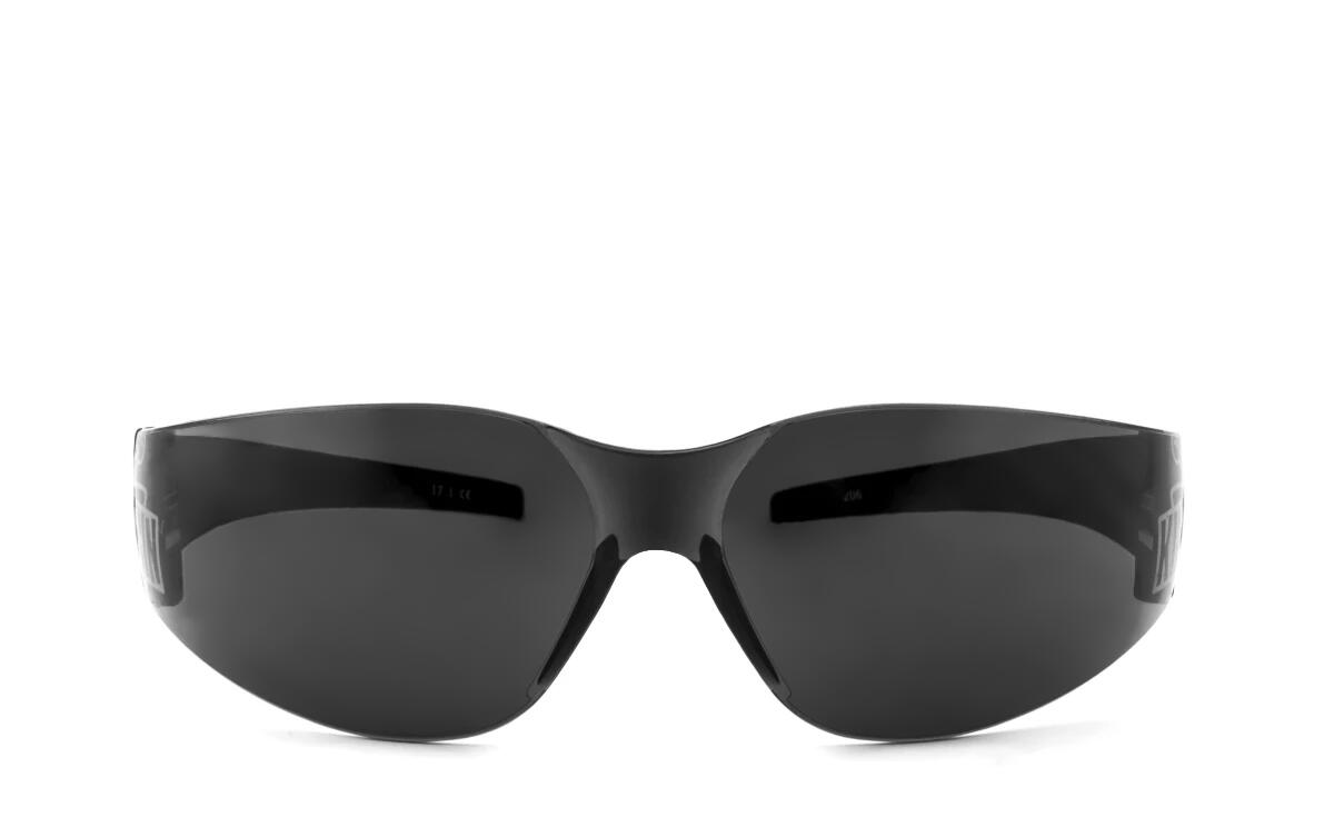 Sportbrille | KK206 | smoke | Steinschlagbeständig 3/4
