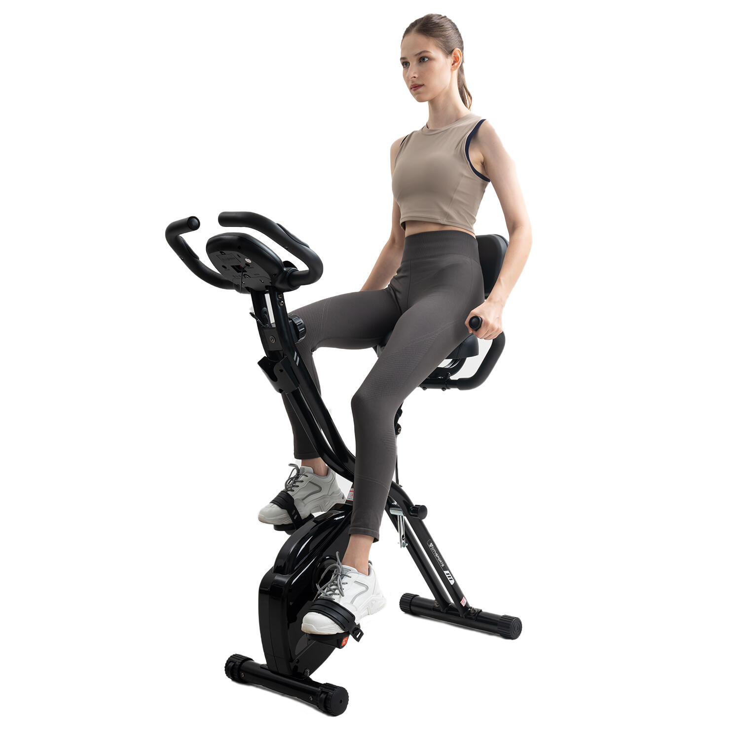Opvouwbare Hometrainer, Opvouwbare Hometrainer voor Cardiotraining Thuis 2/6