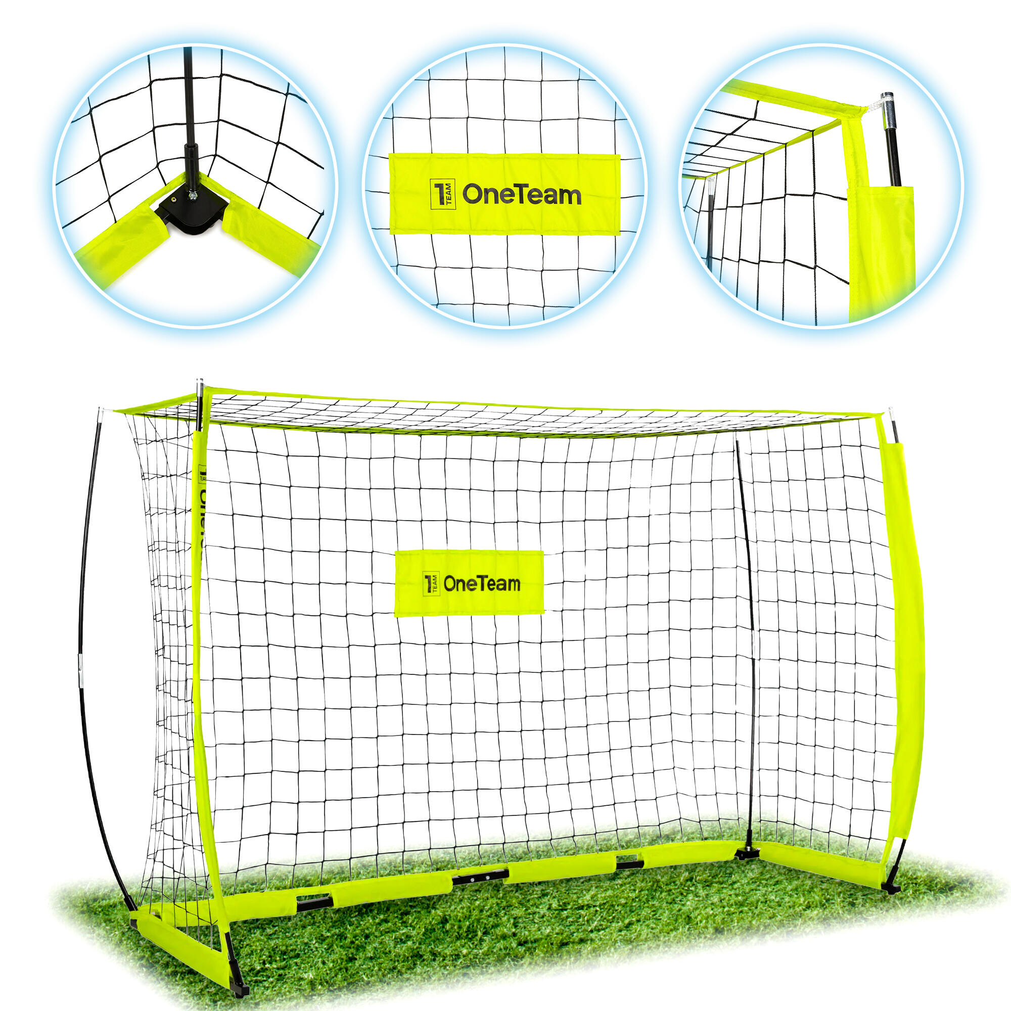 ONETEAM OneTeam Flex Vierkant voetbaldoel 240 x 150 cm