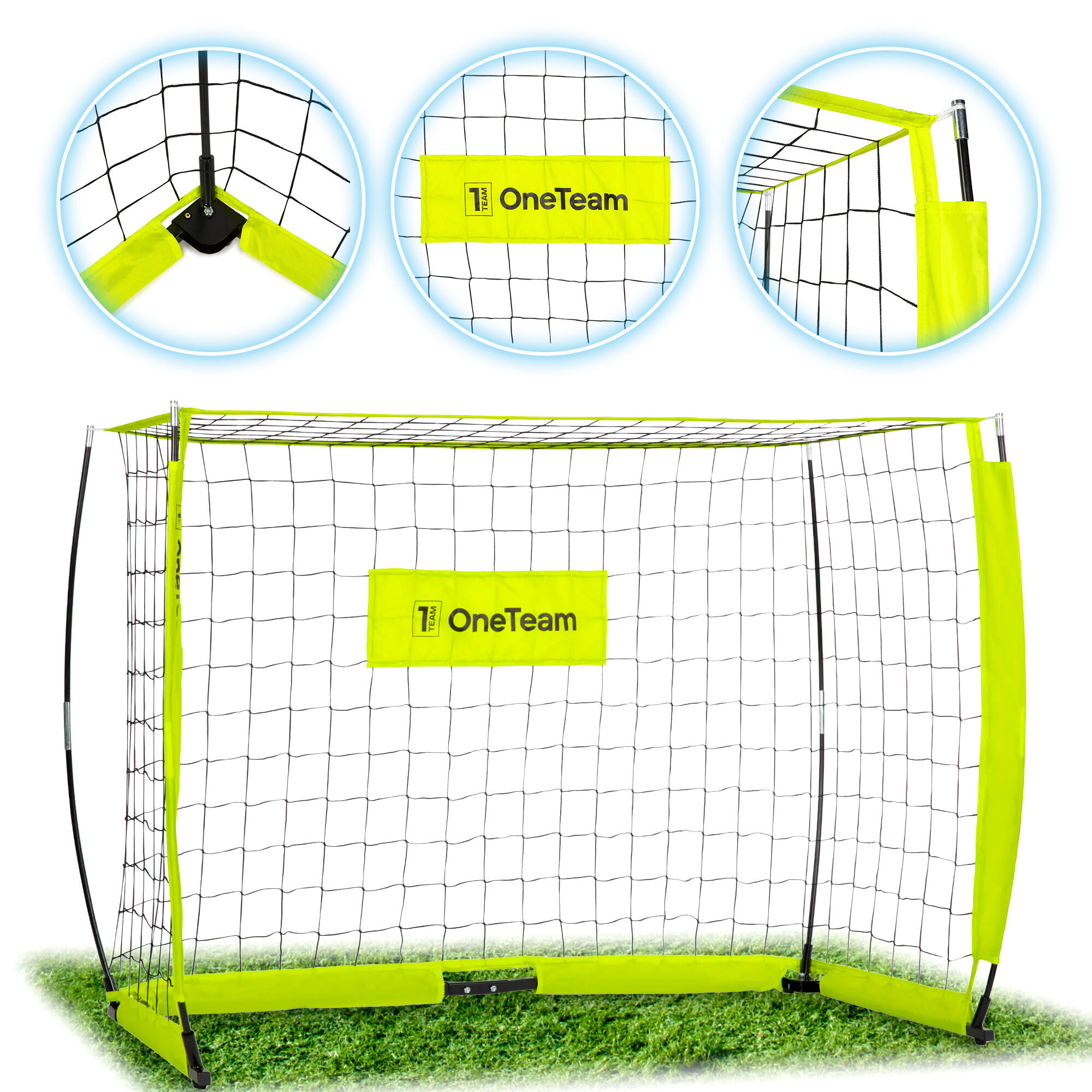 OneTeam Flex Vierkant voetbaldoel 180 x 120 cm 1/7