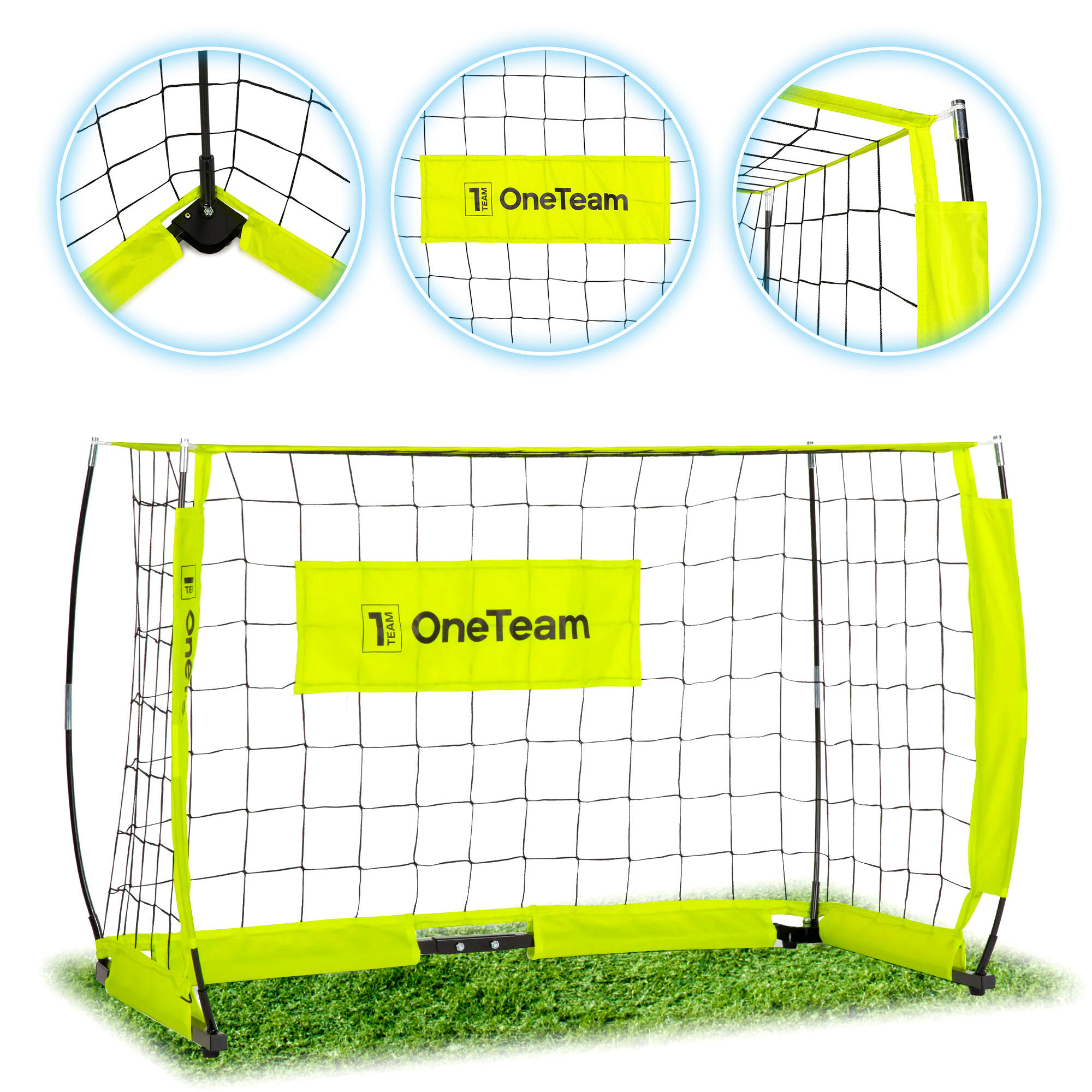 ONETEAM OneTeam Flex Vierkant voetbaldoel 120 x 80 cm