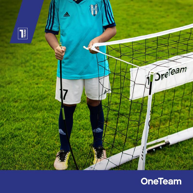 Baliza de futebol OneTeam Flex Square 120 x 80 cm