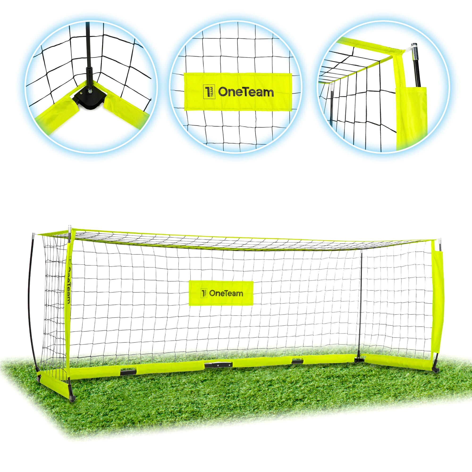ONETEAM OneTeam Flex Vierkant voetbaldoel 300 x 100 cm