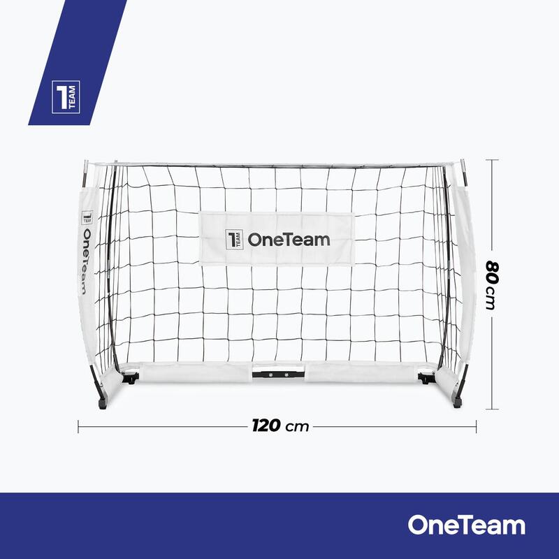 Baliza de futebol OneTeam Flex Square 120 x 80 cm