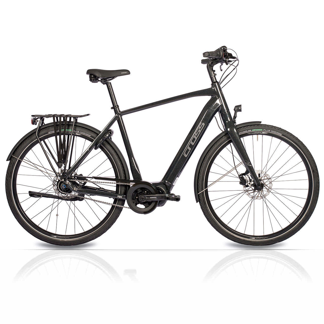 Airtracks - 28" Vélo Électrique Pour Hommes Nova City Shimano Steps E-6100, 504wh, 8 - Vélo Ville - Noir - 52 Cm - Decathlon