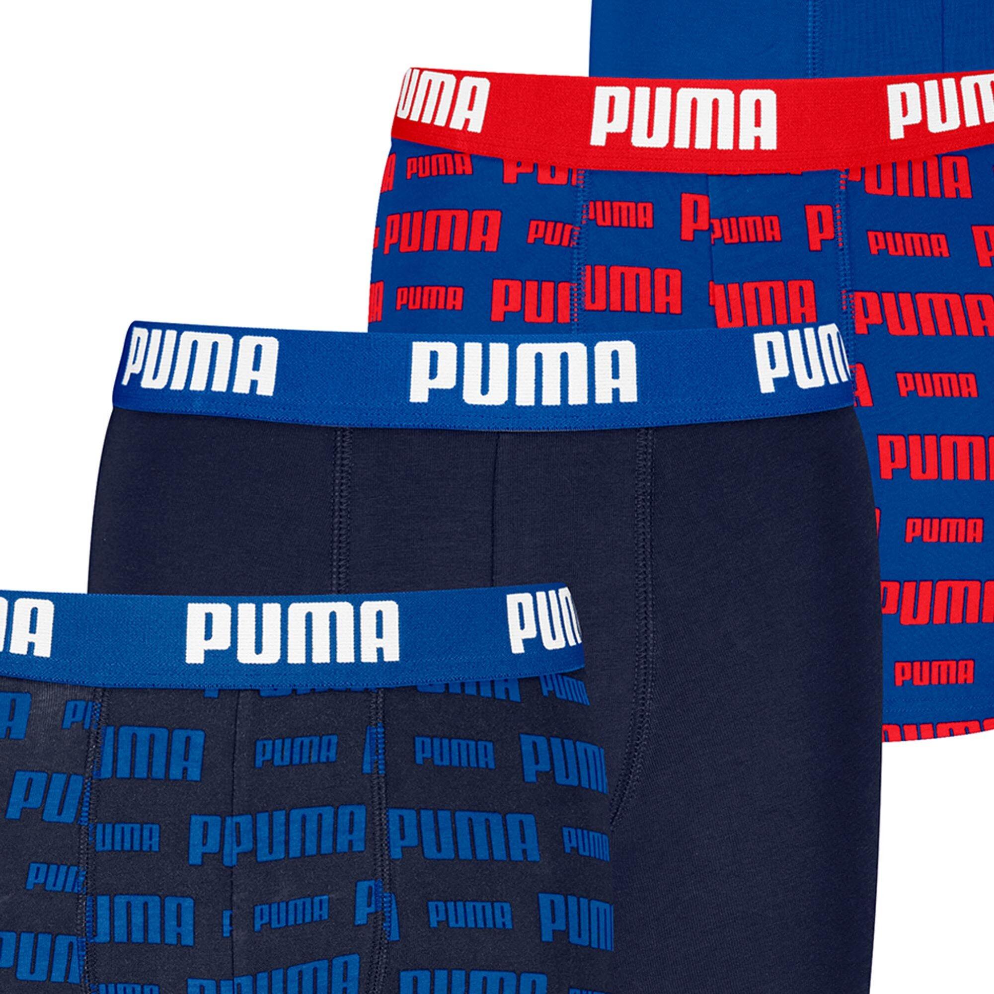 Puma Boxershorts für Kinder weicher Bio-Baumwollstretch Unterwäsche 6 er Pack 3/3