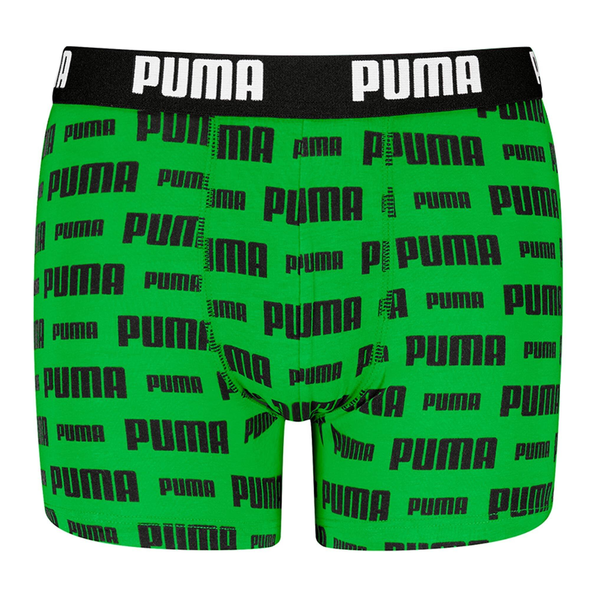 Puma Boxershorts für Kinder weicher Bio-Baumwollstretch Unterwäsche 6 er Pack 3/4