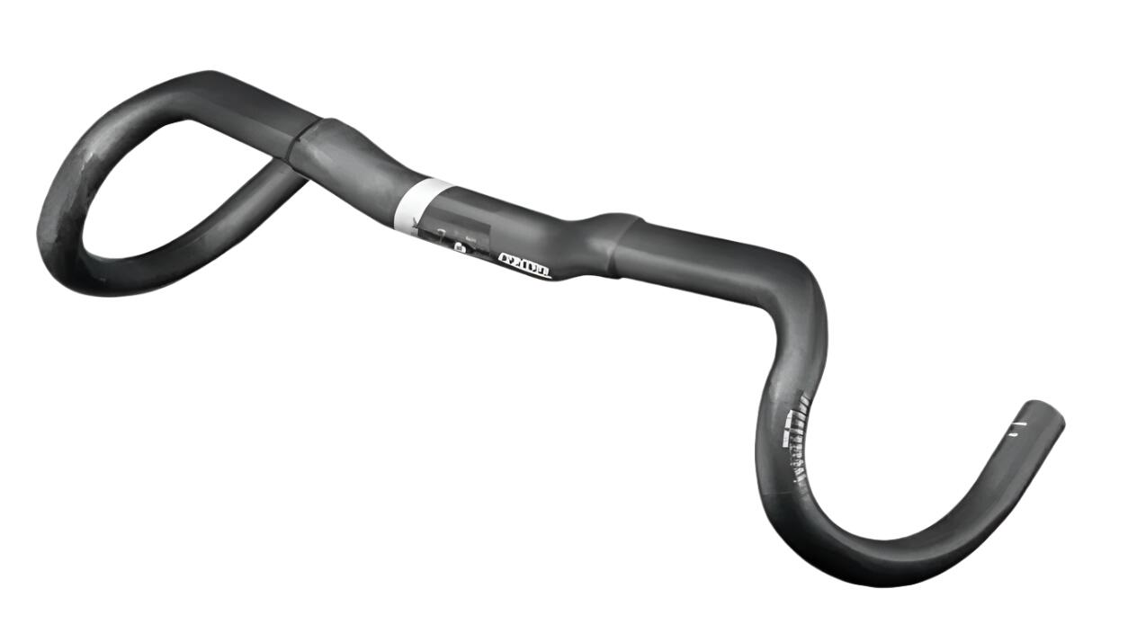 Controltech EXL Gravel Compact Carbon Drop Bar 31.8 16deg Flare Matte Black/Grey