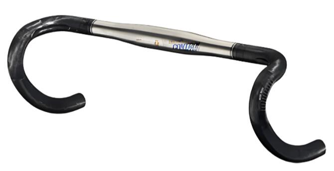 Controltech Timania FL0 Ti/Carbon Road Drop Bar 31.8 Titanium