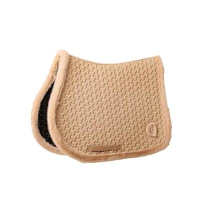 Schabrake Fake Fur Plaited Quilt Dressur alt rosa