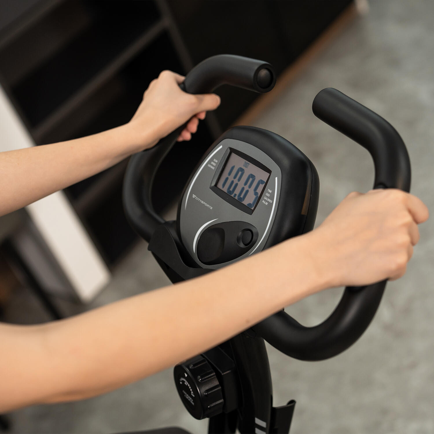 Opvouwbare Hometrainer, Opvouwbare Hometrainer voor Cardiotraining Thuis 3/6
