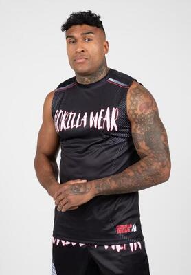 Clayton tank top - zwart/rood