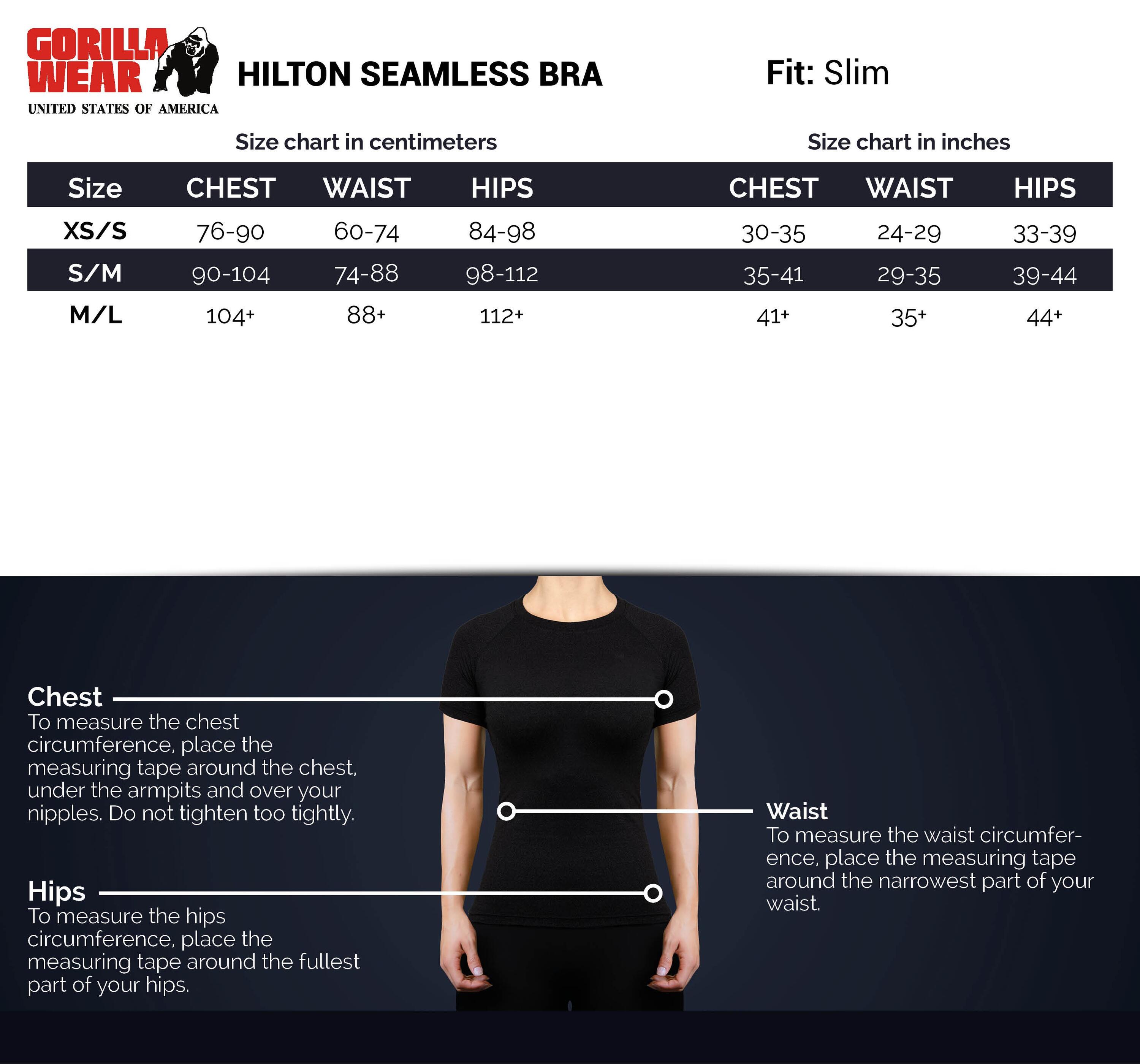 Hilton Senza soluzione di continuità Reggiseno sportivo - Blu 5/6