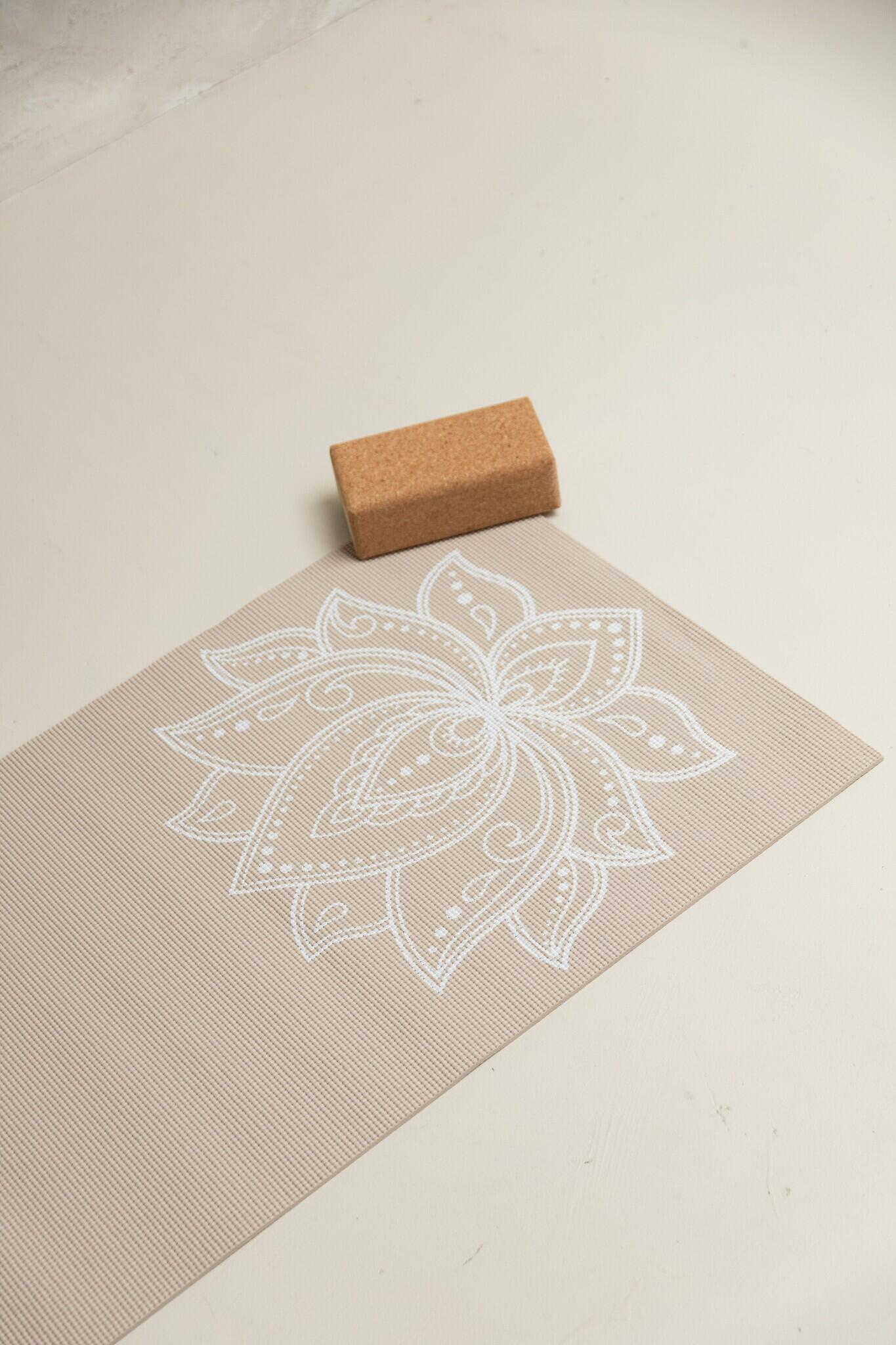 Lotus Yogamat sticky extra dik lotus sand 3/5