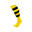Chaussettes football adulte Lipeno jaune