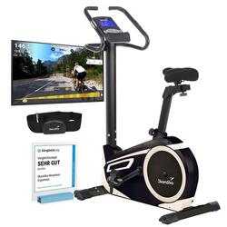Vélo d'appartement Morpheus - connecté - Inertie 12 kg - 24 prog - 32 niveaux