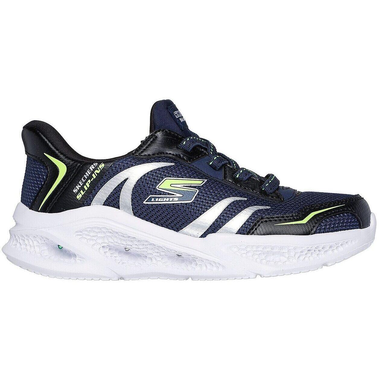 Scarpe da ginnastica Skechers Meteor-lgih, Blu, Bambini 3/5