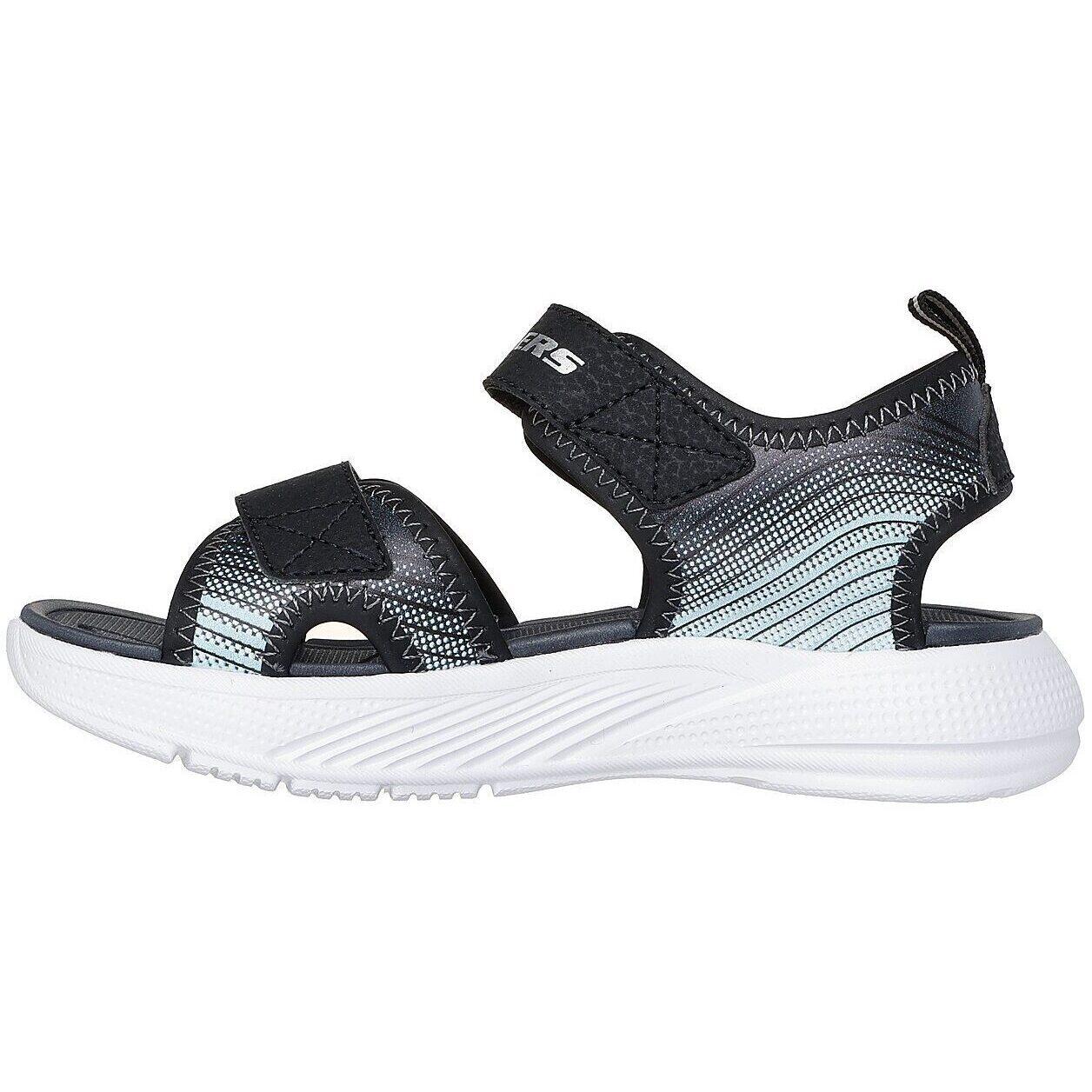 Sandalias Skechers Microspec-splash, Negro, Niños 5/5