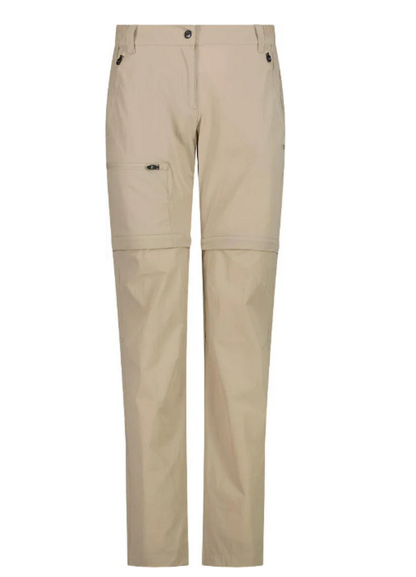 CMP Wanderhose WOMAN ZIP OFF PANT Wandern/Outdoor/Trekking Damen, weiblich SABBIA