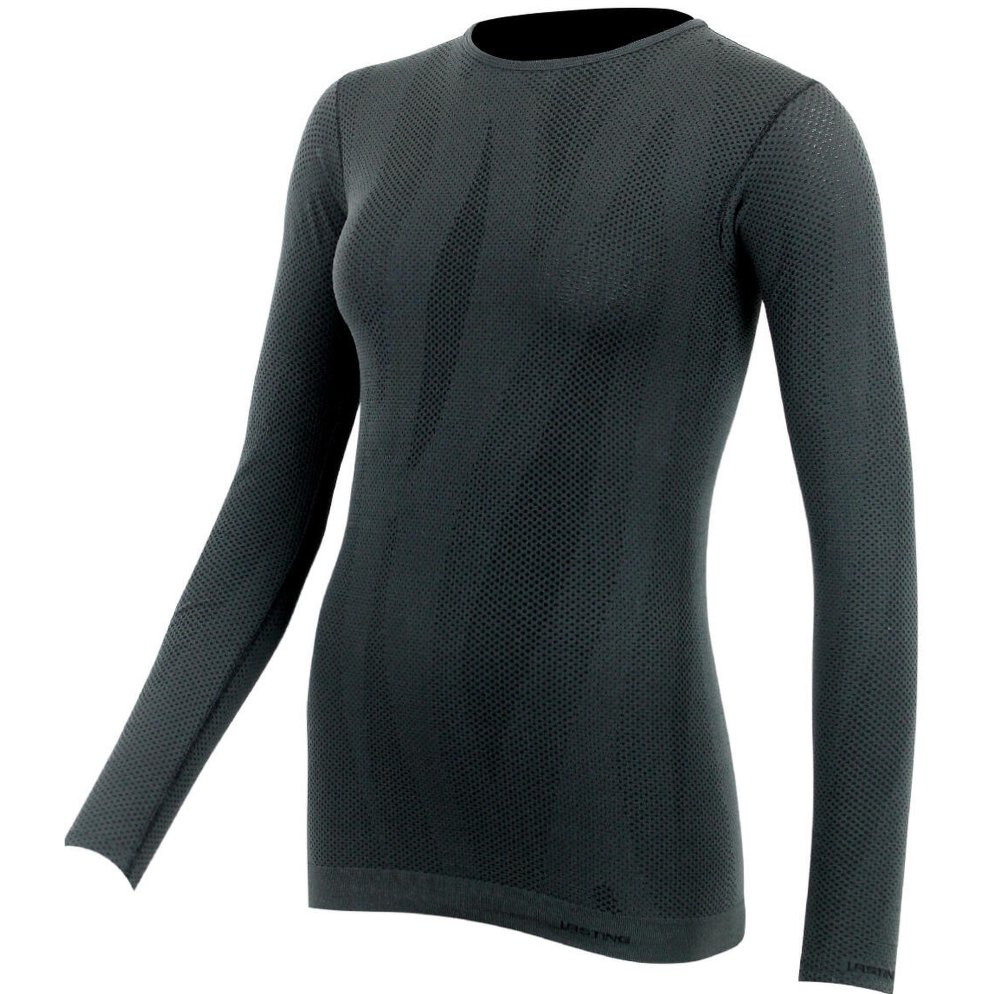 Lasting - T-shirt Fonctionnel Mily - T-shirt Manches Longues - Gris - Decathlon