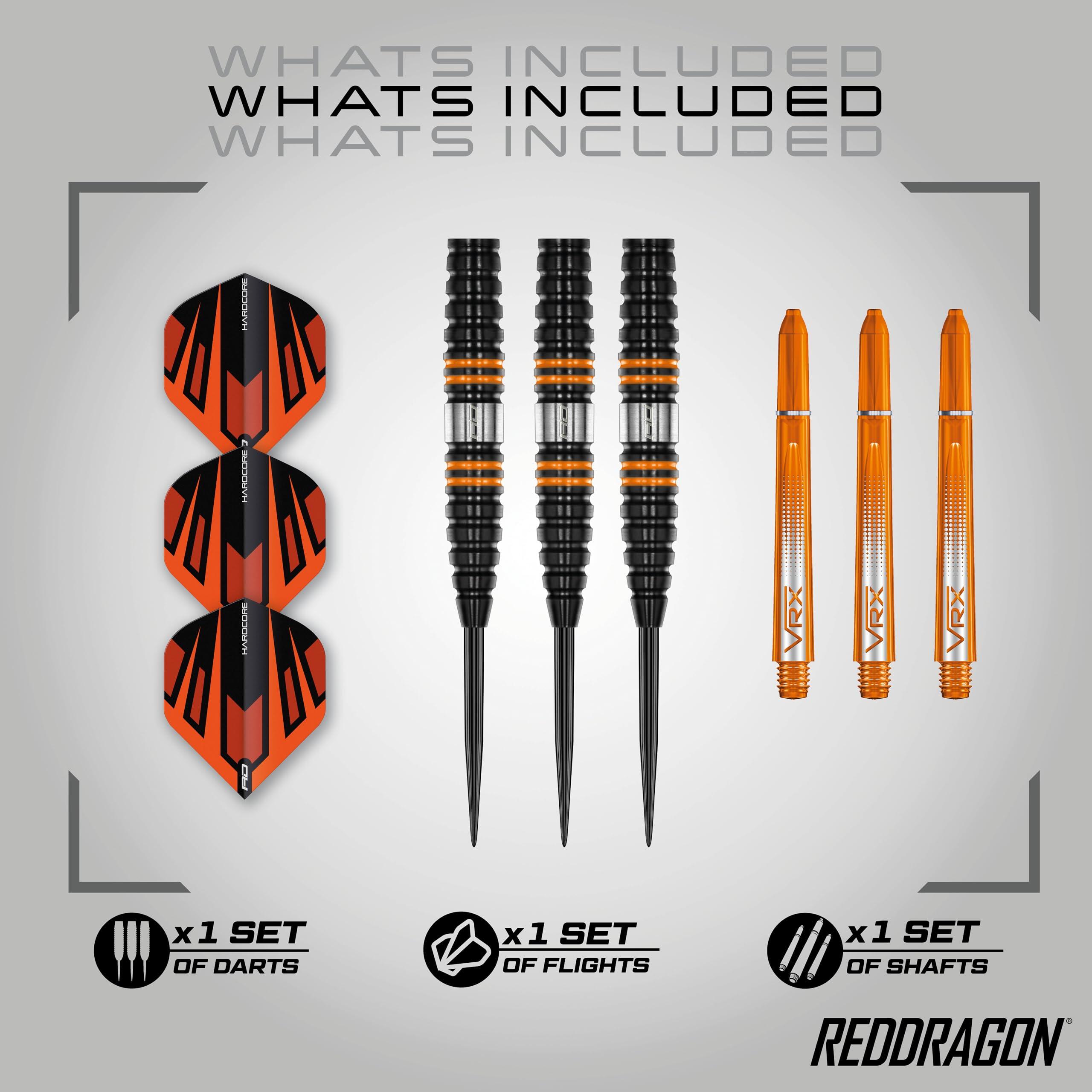 Red Dragon Amberjack Pro 2 |25g Tungsten Darts Set with Flights & Stems 2/6