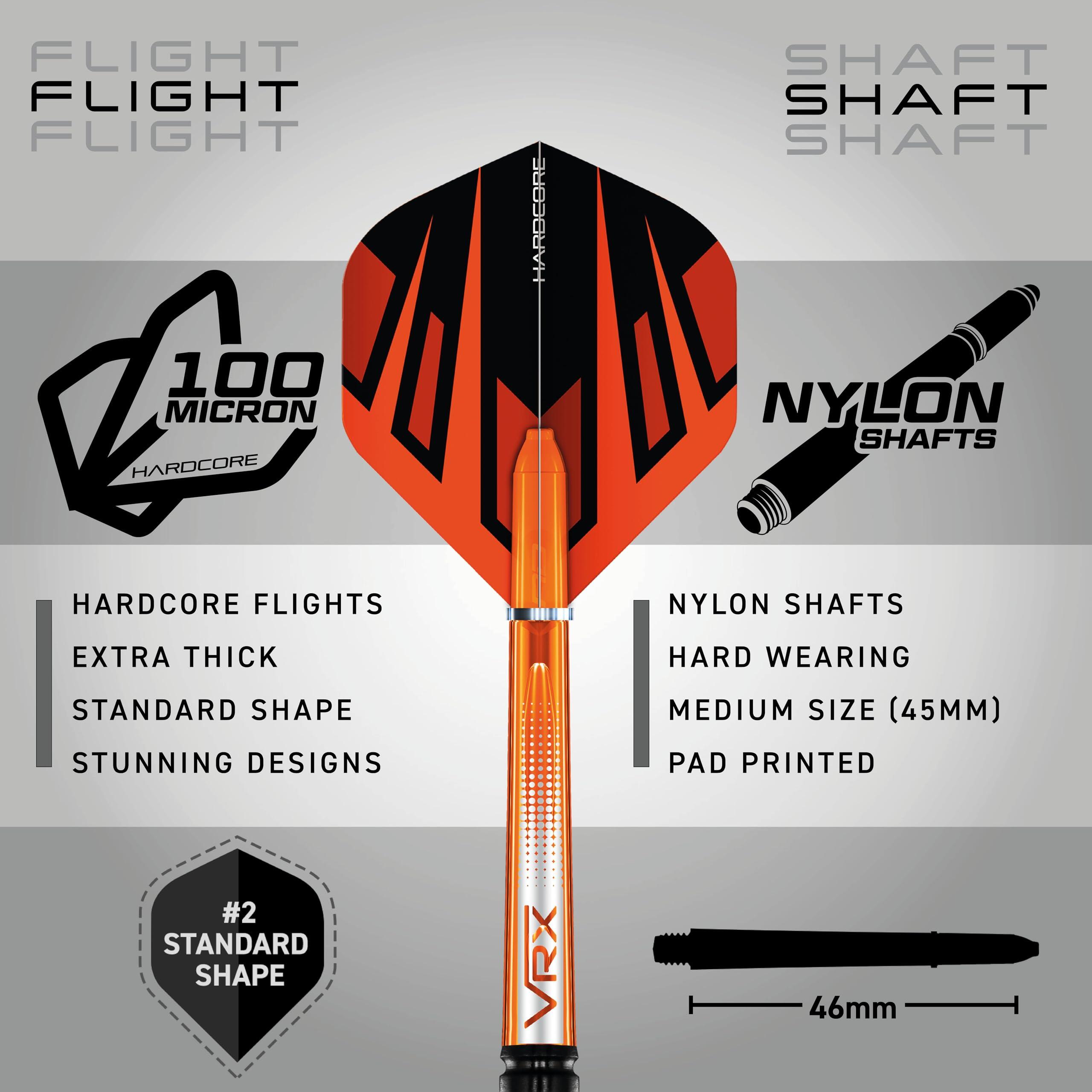 Red Dragon Amberjack Pro 1|26g Tungsten Darts Set with Flights & Stems 3/7